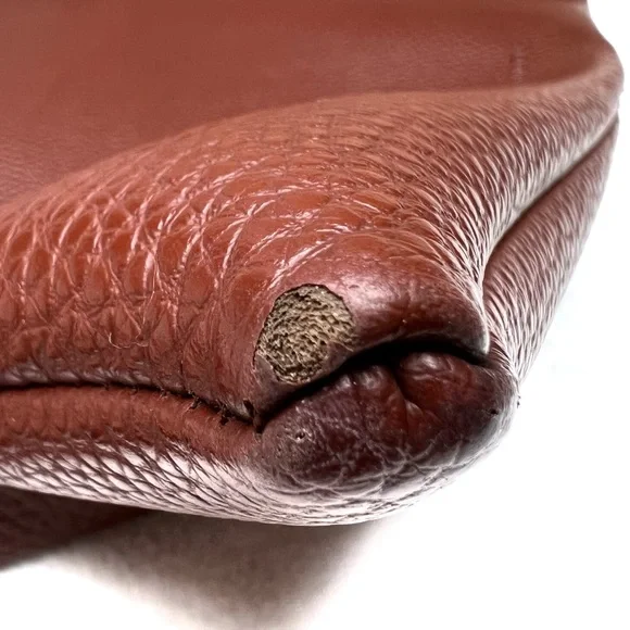 ❌SOLD❌ Vince Camuto Vegan Pebbled Faux Leather Tote Laptop Bag Brown Black - Picture 11 of 17